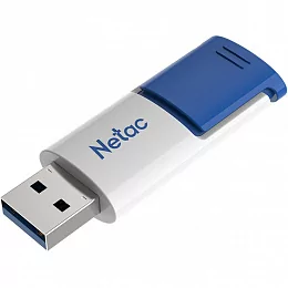 Флешка Netac U182 16 ГБ USB 3.0 White/Blue (NT03U182N-016G-30BL)