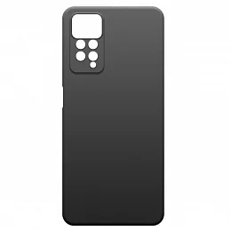 Чехол Borasco Microfiber Case для Xiaomi Redmi Note 11 Pro, чёрный
