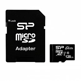 Карта памяти microSDXC Silicon Power Elite 128GB (SP128GBSTXBU1V10SP)