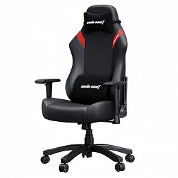 Игровое кресло AndaSeat Luna размер L (110кг) чёрный с красными вставками (AD18-44-BR-PV)