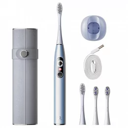 Электрическая зубная щётка Oclean X Pro Digital Set комплект, серебряный
