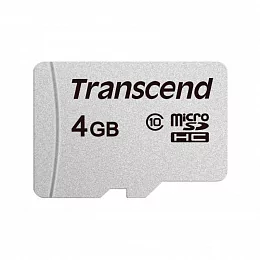 Карта памяти Transcend 300S microSDHC 4 ГБ