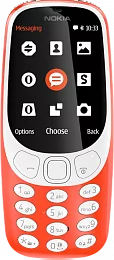 Кнопочный телефон Nokia 3310 WARM RED