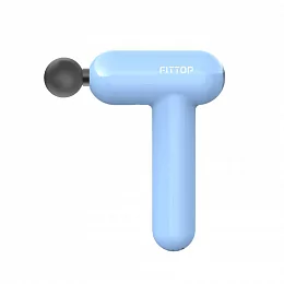 Перкуссионный массажер FitTop SuperHit Mini, голубой