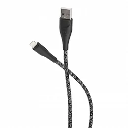 Дата-кабель Usams SJ394 USB-Lightning 2 м, чёрный