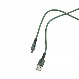 Дата-кабель Usams SJ432 USB-micro USB 1 м, тёмно-зелёный