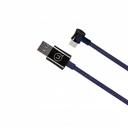 Дата-кабель Usams-U13 USB-Type-C Smart Power-off 1.2 м, синий