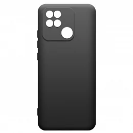 Чехол Borasco Microfiber Case для Xiaomi Redmi 10C, чёрный