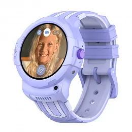 Смарт-часы детские Elari Kidphone 4G Wink Lilac