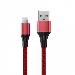 Кабель Accesstyle AL24-F200M USB-Lighting 2м Red