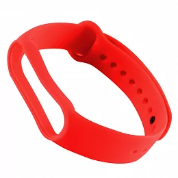 Ремешок силиконовый Red Line для фитнес-браслета Xiaomi Mi Smart Band 5/6, №04, красный