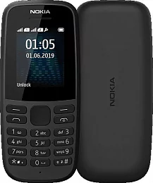 Кнопочный телефон Nokia 105 SS (2019) 16KIGB01A13 BLACK