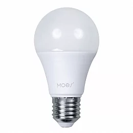 Умная светодиодная лампочка MOES Smart LED Bulb WB-TDA9-RCW-E27 Е27, холодный белый