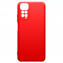 Чехол Borasco Microfiber Case для Xiaomi Redmi Note 11 Pro, красный