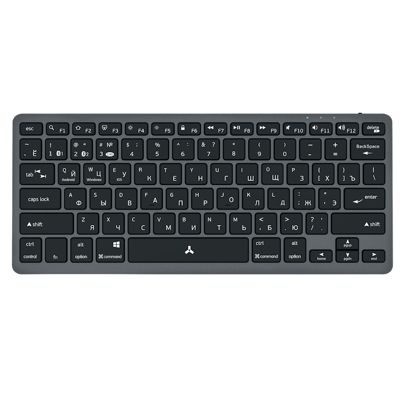 Беспроводная клавиатура Accesstyle K204-ORBBA Dark Gray - фото 1