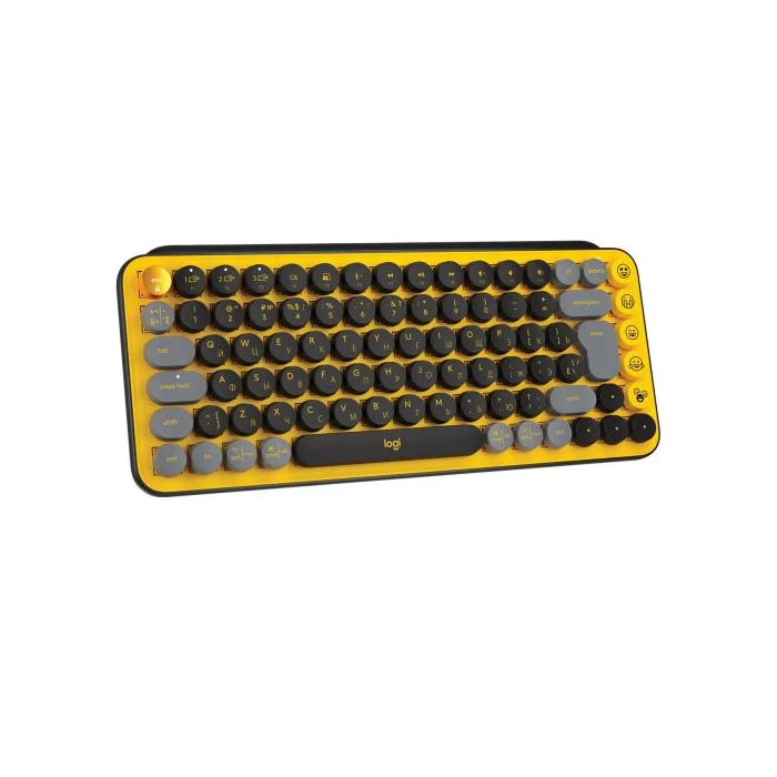 

Беспроводная клавиатура Logitech POP KEYS, Blast Yellow