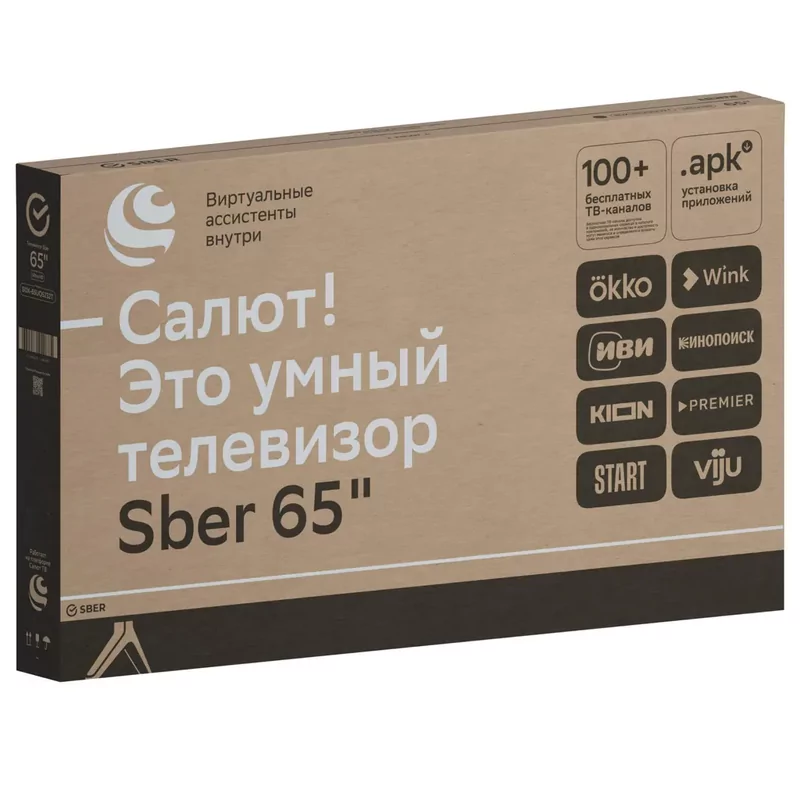 Телевизор Sber 65" SDX-65UQ5232T 24
