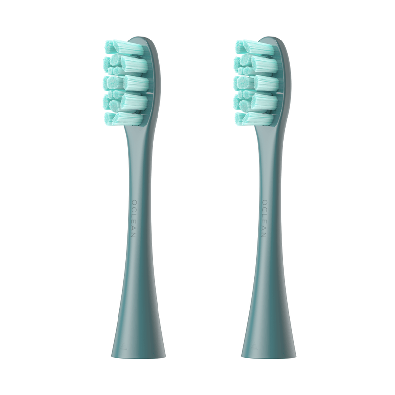 

Комплект насадок для электрической зубной щетки Oclean X Pro 2шт, зелёный
