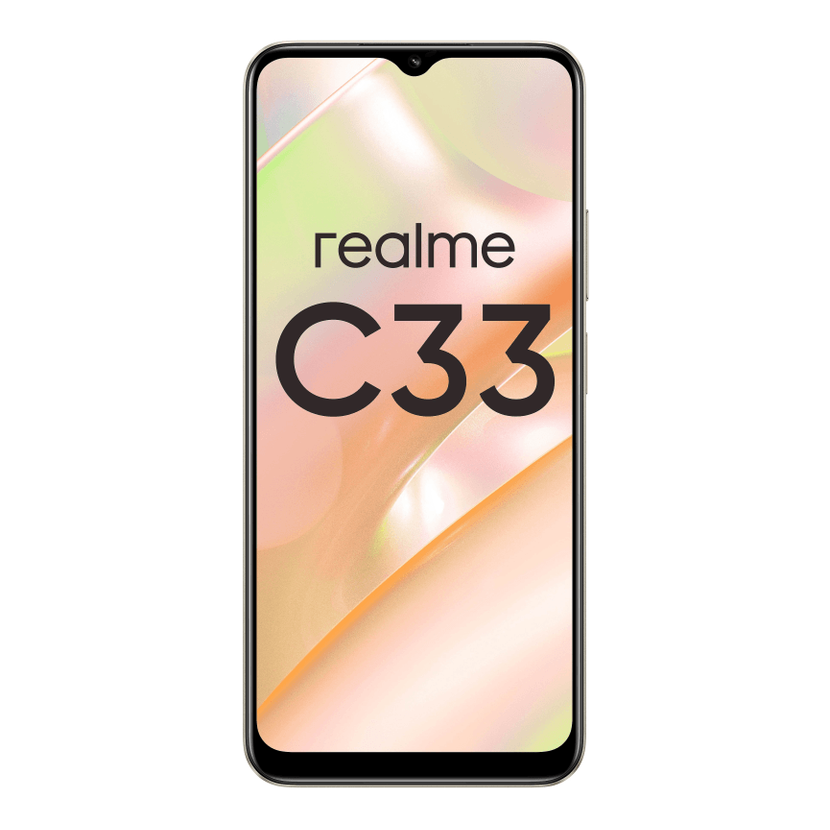 Смартфон Realme C33 4/128 ГБ Sandy gold