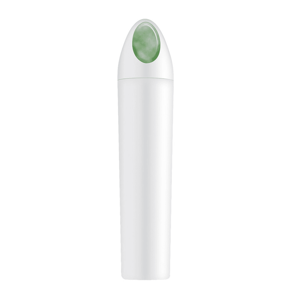 Вибромассажер для лица с нефритовой поверхностью FitTop L-Beauty II, зеленый - фото 1