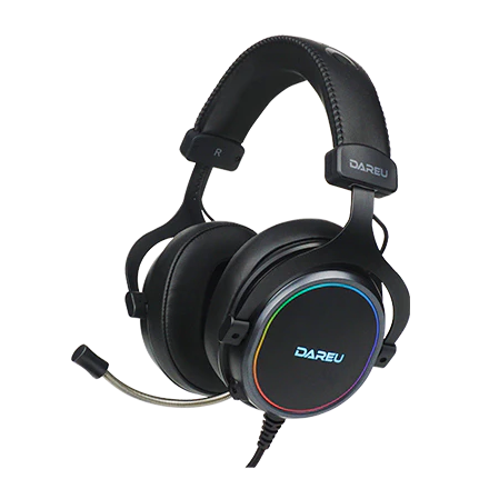 

Накладные проводные игровые наушники Dareu EH925 Black