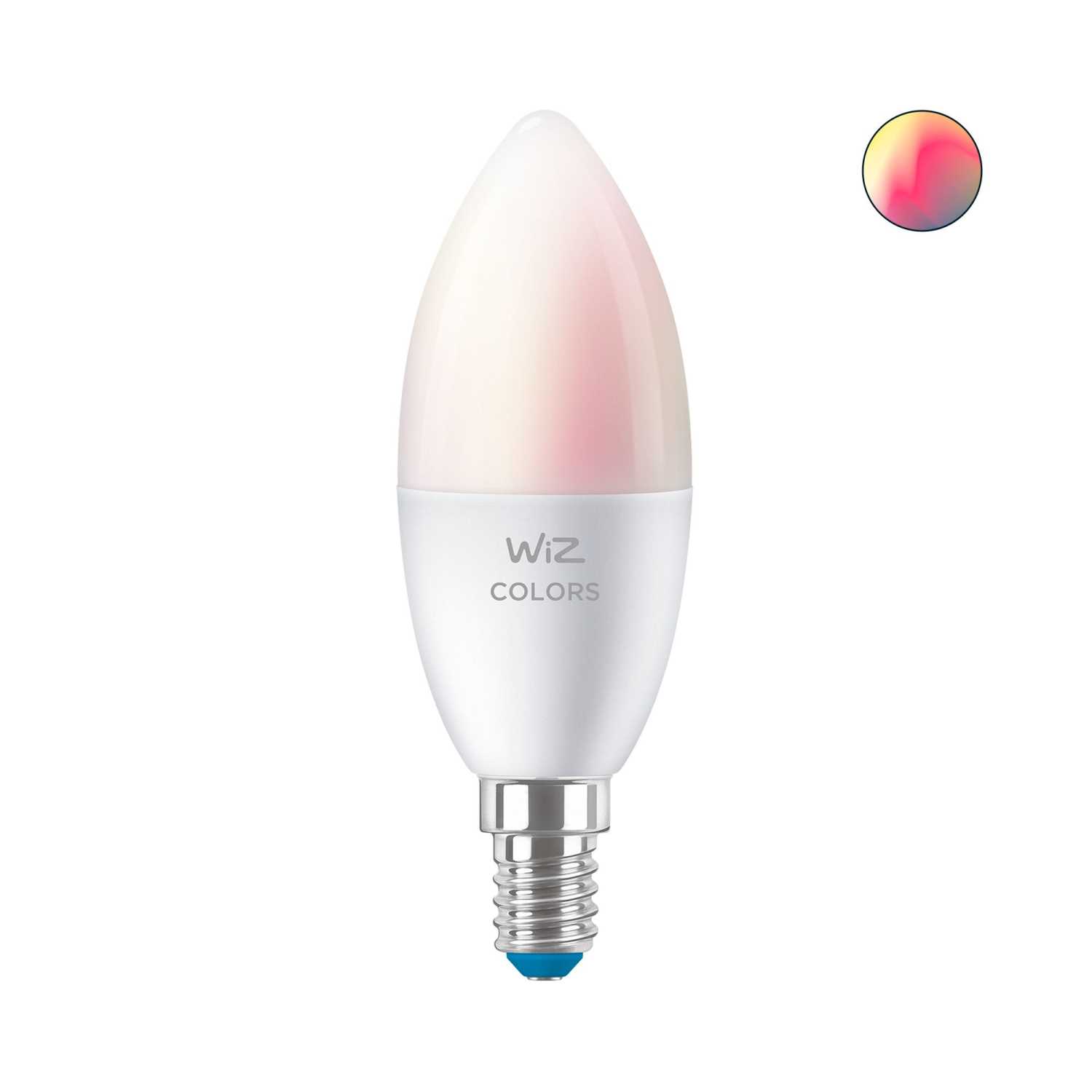 

Умная лампочка WiZ Wi-Fi BLE, 40 Вт, RGB+CCT