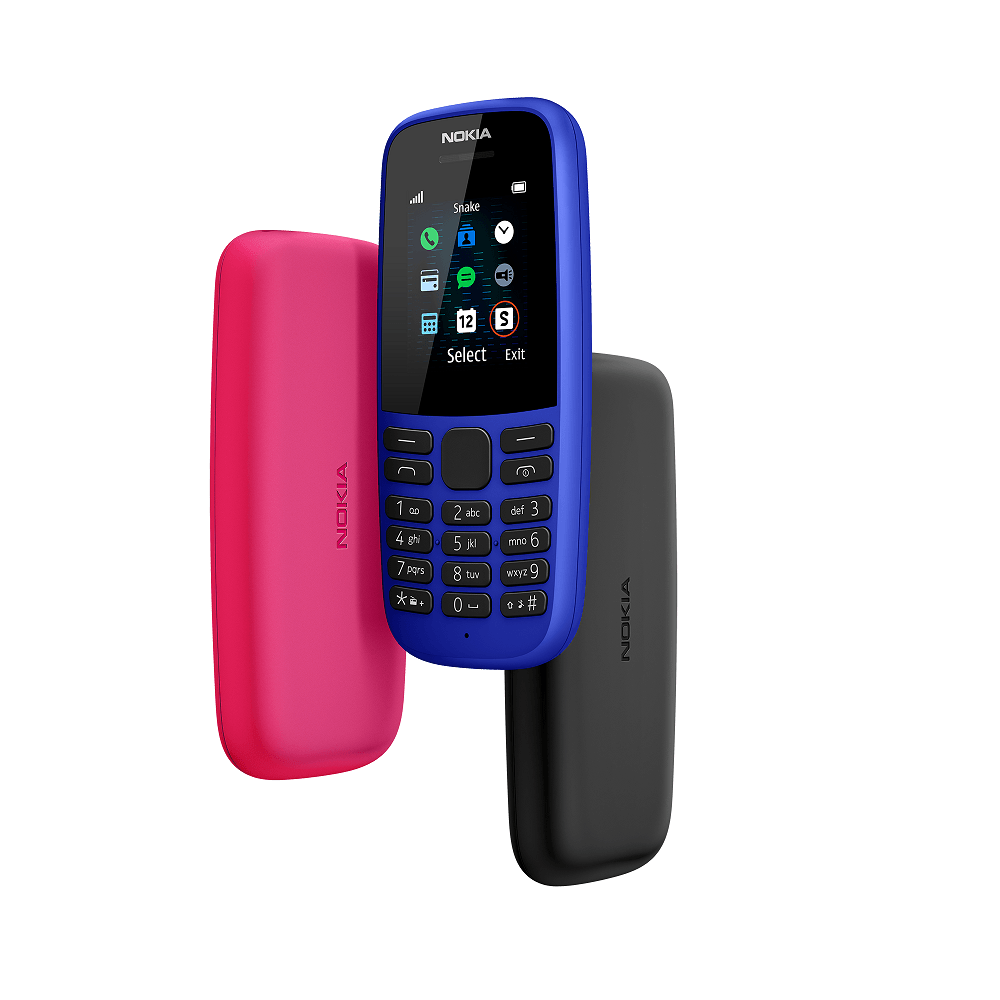 Кнопочный телефон Nokia 105 SS (2019) 16KIGP01A01 PINK