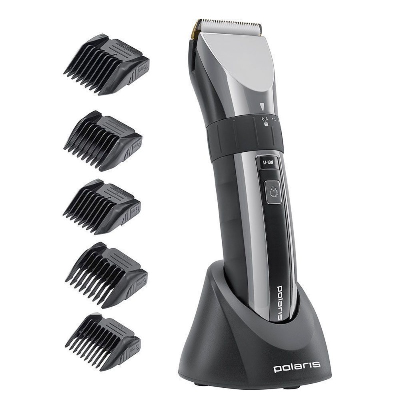 Polaris Машинка для стрижки волос Polaris PHC 3017RC Argan Therapy Pro Черный/Хром