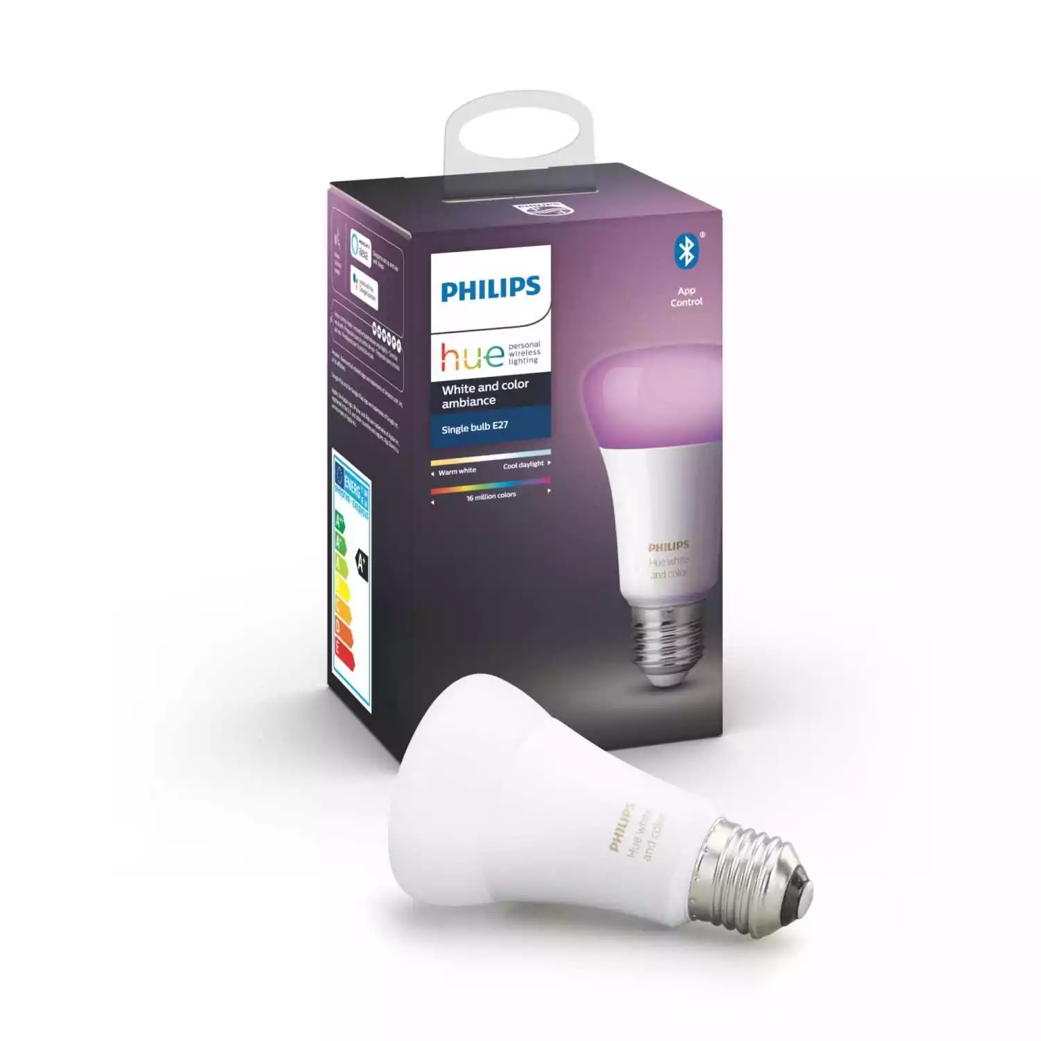 Умная лампочка Philips Hue, 9 Вт купить в Москве по выгодным ценам в  интернет-магазине Всёсмарт