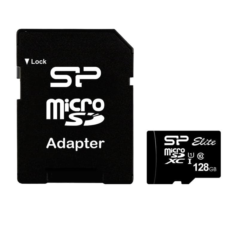 Silicon Power Карта памяти microSDXC Silicon Power Elite 128GB (SP128GBSTXBU1V10SP)