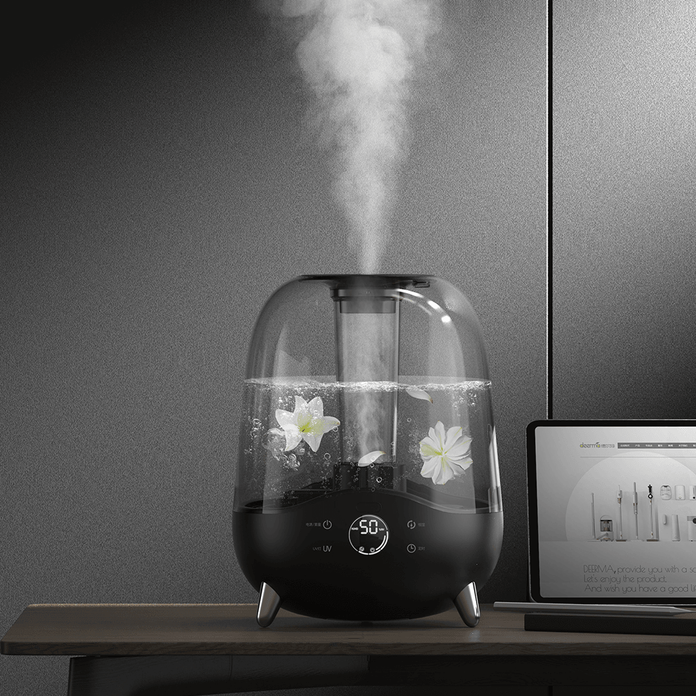 Увлажнитель воздуха Deerma DEM-F327W Black купить в Москве по выгодным ...