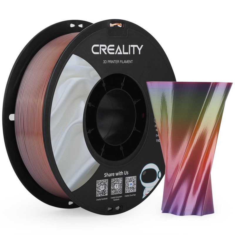 

Катушка CR-Silk пластика Creality 1,75 мм 1кг для 3D принтеров, радужный