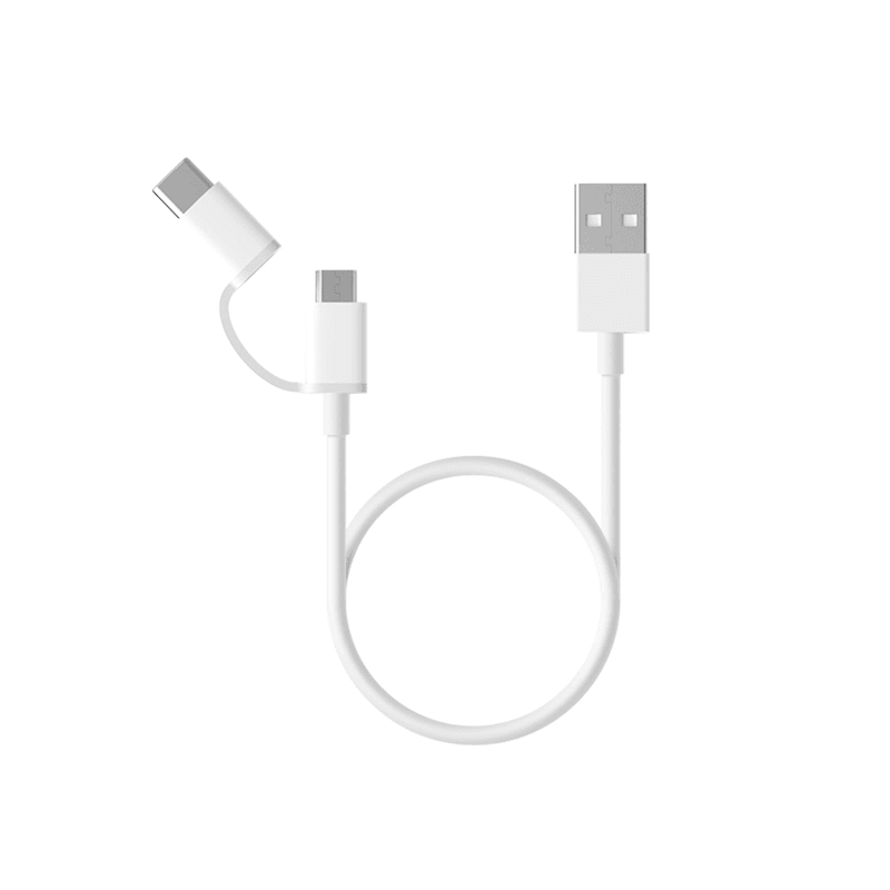 Xiaomi Кабель Mi 2-in-1 USB Cable MicroUSB to Type C 100см SJX02ZM