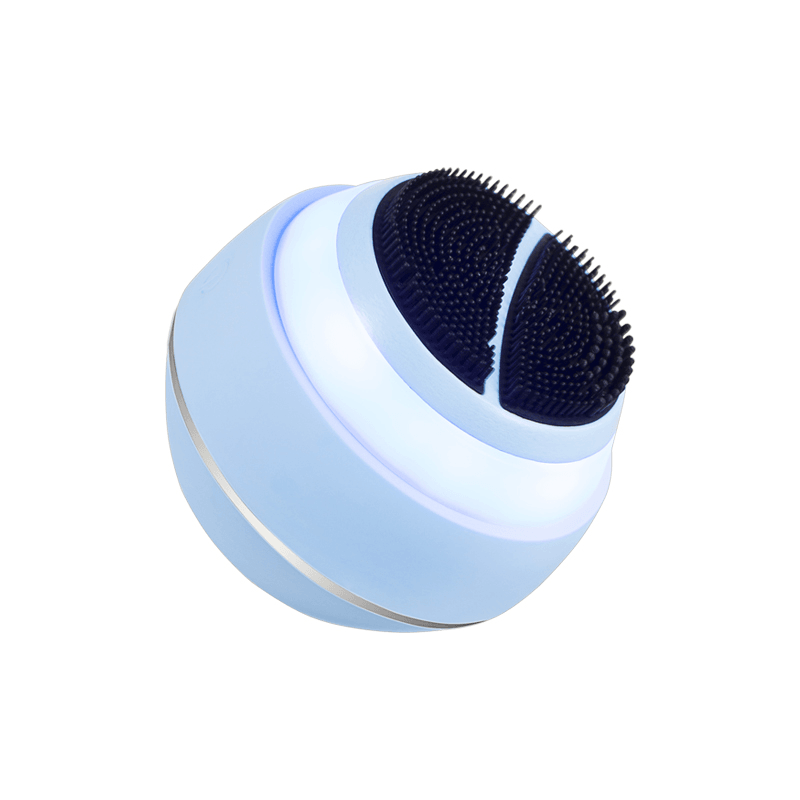 Массажер для ультразвуковой чистки лица FitTop L-Sonic II с функцией EMS, голубой - фото 1