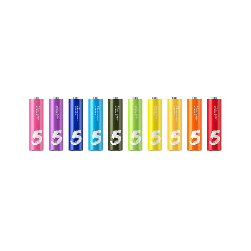 

Батарейки щелочные Xiaomi AA Rainbow Batteries, 10 шт.