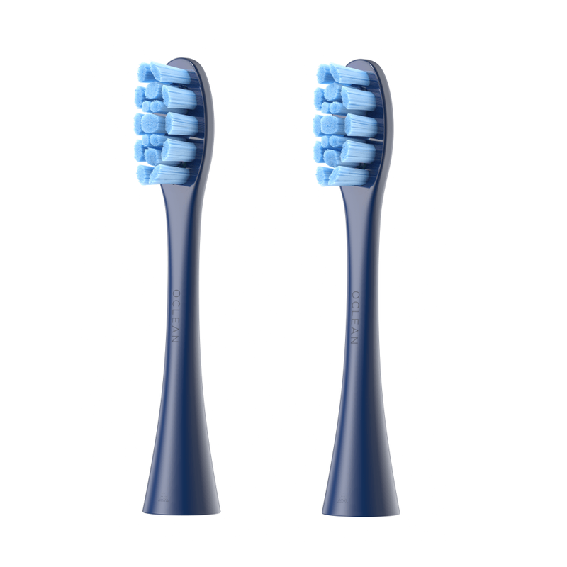 

Комплект насадок для электрической зубной щетки Oclean X Pro 2шт, синий