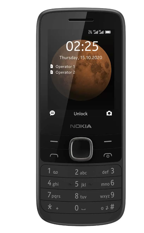 Кнопочный телефон Nokia 225, черный купить в Москве по выгодным ценам в ...