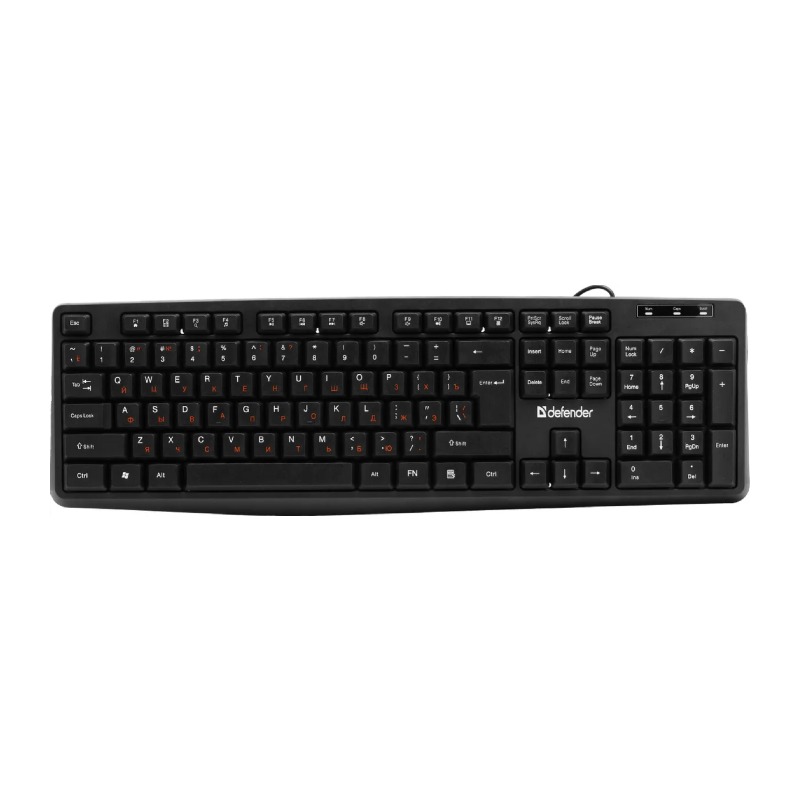 

Проводная клавиатура Defender Concept HB-164 Black