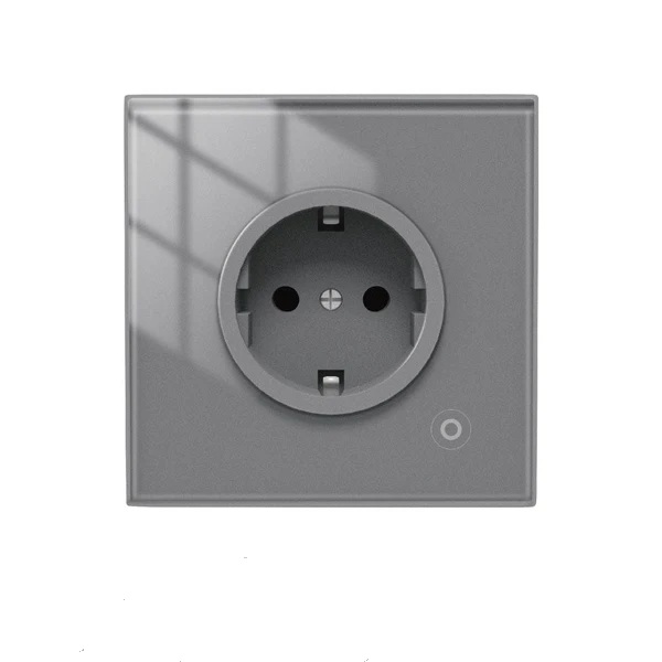 Moes Умная встраиваемая розетка Moes Zigbee Smart Wall Socket Grey