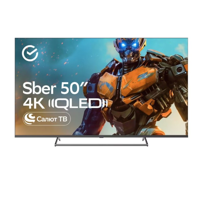 

Телевизор 50" Sber SDX-50UQ5231, чёрный/серый
