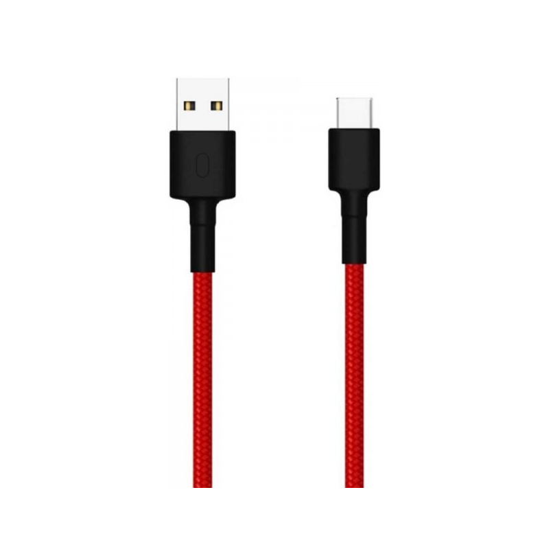 Xiaomi Кабель Mi Braided USB Type-C Cable 100см Red
