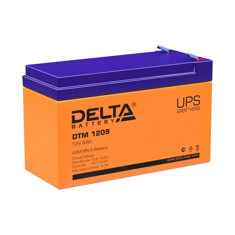 

Аккумуляторная батарея DELTA BATTERY DTМ 1209