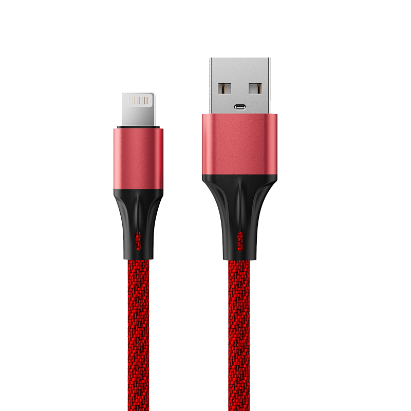 Кабель Accesstyle AL24-F200M USB-Lighting 2м Red