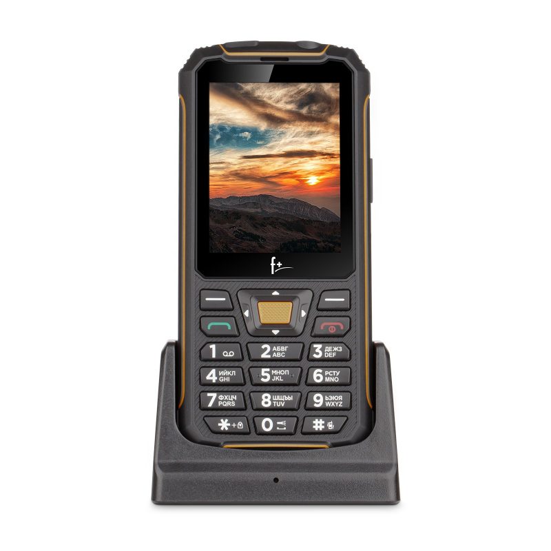 КнопочныйтелефонFplusR280CBlack-orange