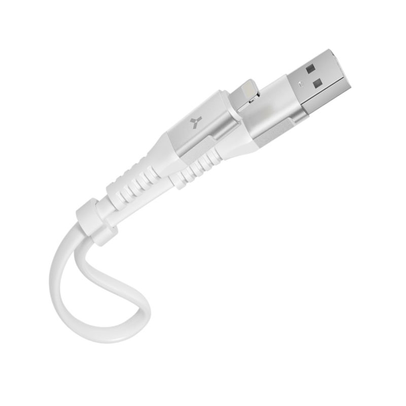 Кабель Accesstyle AL24-TF30 USB-Lighting 30 см White