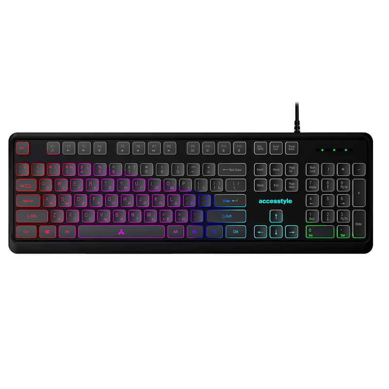 

Проводная клавиатура Accesstyle K202-OCL Dark Gray
